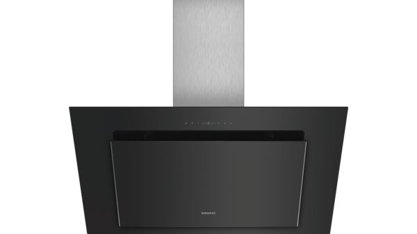 iQ500 wall-mounted cooker hood 90 cm clear glass black printed LC98KLP60 LC98KLP60-1