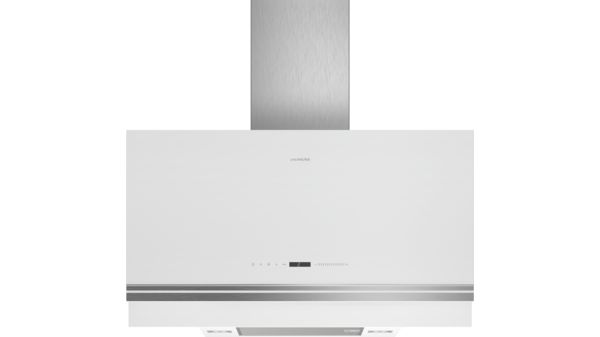 iQ700 Wall-mounted cooker hood 90 cm clear glass white printed LC97FVW20B LC97FVW20B-1