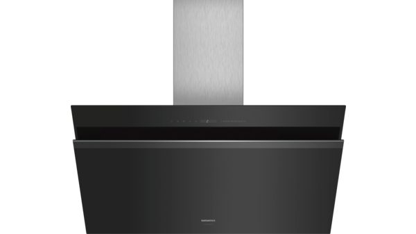 iQ700 Wall-mounted cooker hood 90 cm clear glass black printed LC91KWW69B LC91KWW69B-1