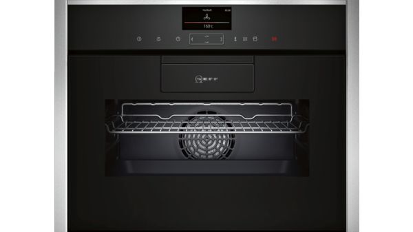 N 90 Built-in compact oven with steam function 60 x 45 cm Stainless steel C87FS32N0B C87FS32N0B-1