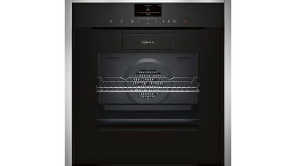 N 90 Built-in oven with added steam function 60 x 60 cm Stainless steel B87VS38N0B B87VS38N0B-1
