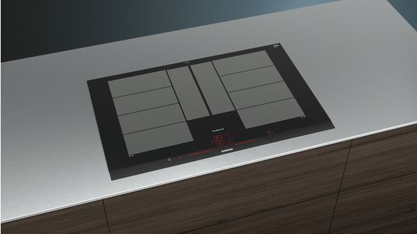 iQ700 Table à induction 80 cm Noir, avec cadre EX875LYV1E EX875LYV1E-5