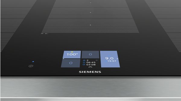 iQ700 Table à induction 90 cm Noir, avec cadre EX975KXW1E EX975KXW1E-4