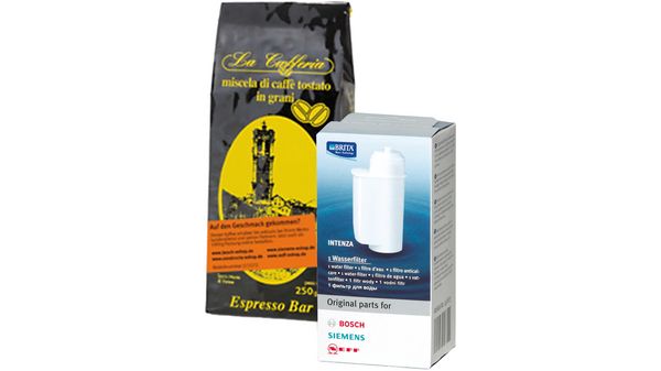 Set BRITA Intenza Wasserfilter La Cafferia Supremo Espresso geschenkt! 00574786 00574786-1