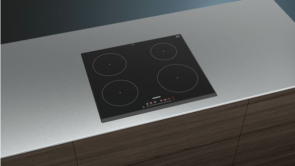 iQ100 Induction Hob 60 cm Black, surface mount without frame EH651FEB1E EH651FEB1E-4