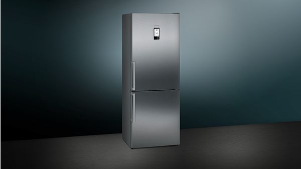 iQ500 Bottom freezer Stainless Steel KG46NAI31Z-4