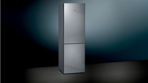 iQ300 free-standing fridge-freezer with freezer at bottom 186 x 60 cm Inox-easyclean KG36NVI35K KG36NVI35K-4