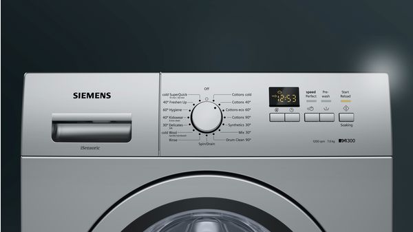 iQ300 washing machine, front loader 7 kg 1200 rpm WM12K169IN WM12K169IN-2