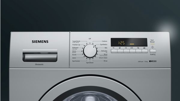 iQ300 washing machine, front loader 7 kg 1200 rpm WM12K269IN WM12K269IN-2