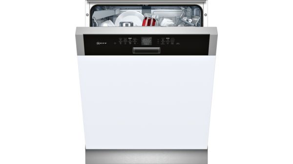 N 70 Εντοιχιζόμενο πλυντήριο πιάτων με εμφανή μετόπη 60 cm ανοξείδωτο ατσάλι S416I80S1E S416I80S1E-1