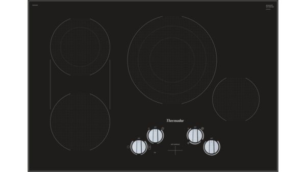Table de cuisson électrique à bouton de commande 30'' Noir, sans cadre CEM305TB CEM305TB-1