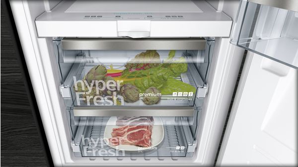 iQ700 Einbau-Kühlschrank mit Gefrierfach 122.5 x 56 cm Flachscharnier mit Softeinzug KI42FAD30 KI42FAD30-6
