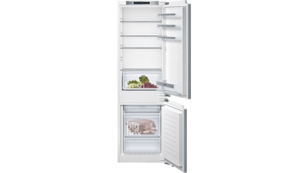 iQ300 Built-in fridge-freezer with freezer at bottom 177.2 x 54.1 cm flat hinge KI86NVF30G KI86NVF30G-1