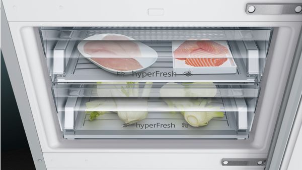 iQ500 fridge-freezer, 3 doors 185.4 x 61.4 cm White KG28US12EK KG28US12EK-5