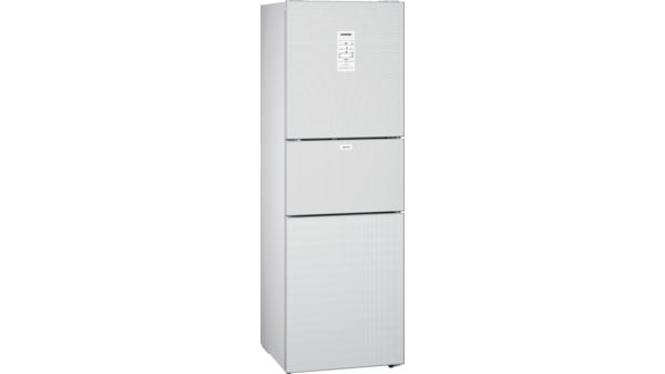 iQ500 fridge-freezer, 3 doors 185.4 x 61.4 cm White KG28US12EK KG28US12EK-1