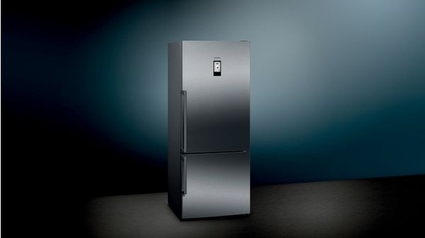 iQ500 Alttan Donduruculu Buzdolabı 186 x 75 cm Kolay temizlenebilir Inox KG76NAI32N KG76NAI32N-1