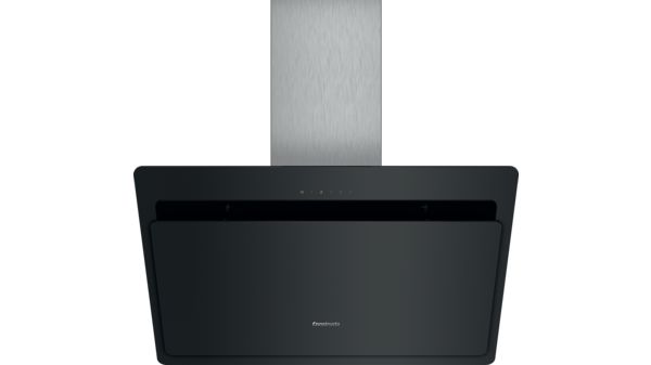 wall-mounted cooker hood 80 cm clear glass black printed CD688860 CD688860-1