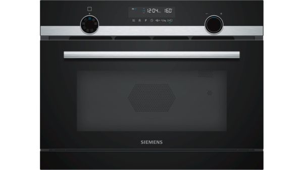 iQ500 Built-in compact microwave with steam function 60 x 45 cm Stainless steel CP565AGS0B CP565AGS0B-1