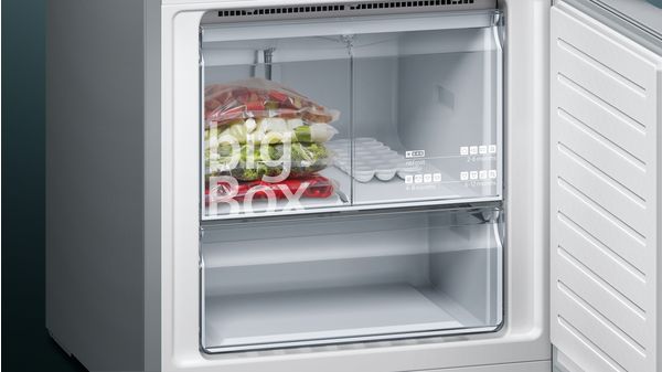 iQ300 Alttan Donduruculu Buzdolabı 193 x 70 cm Kolay temizlenebilir Inox KG56NVI30N KG56NVI30N-6
