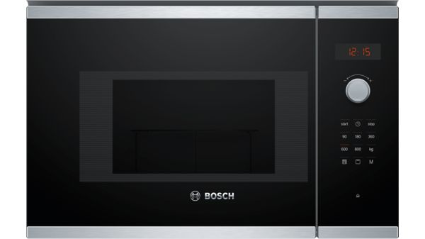 Bosch Serie 4 Microondas integrable con grill Acero inoxidable BEL523MS0