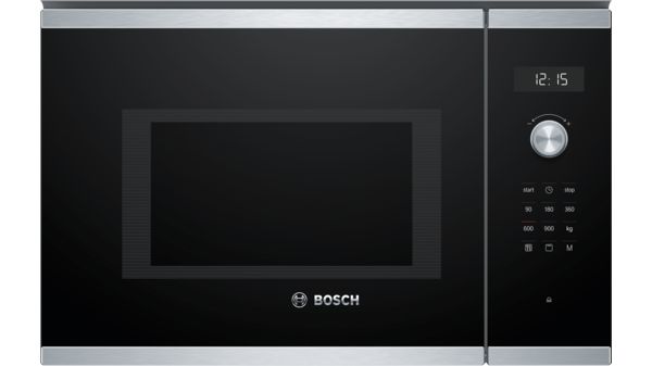 Bosch Serie 6 Microondas integrable con grill Acero inoxidable BEL554MS0