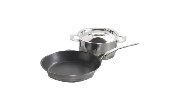 set of 1 pot and 1 pan for induction hob HZ390020 HZ390020-1