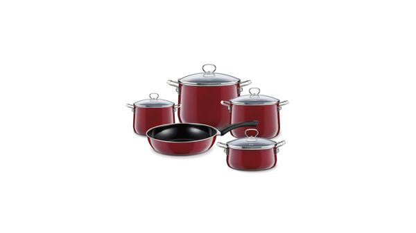 Topf-Set Geschirr-Set 5-tlg. rot 17001212 17001212-1