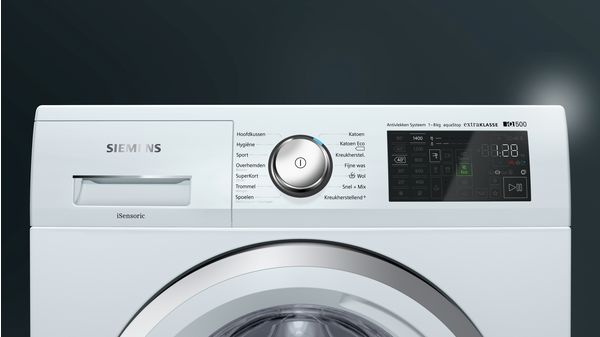 iQ500 Wasmachine, voorlader 8 kg 1400 rpm WM14T590NL WM14T590NL-6