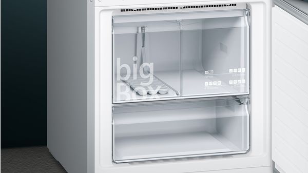 iQ500 noFrost, Bottom freezer Door color Inox-easyclean KG56NHI30M-3