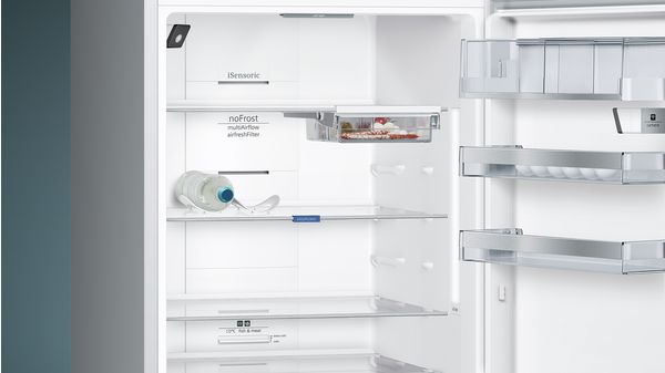 iQ500 noFrost, Bottom freezer Door color Inox-easyclean KG56NHI30M-5