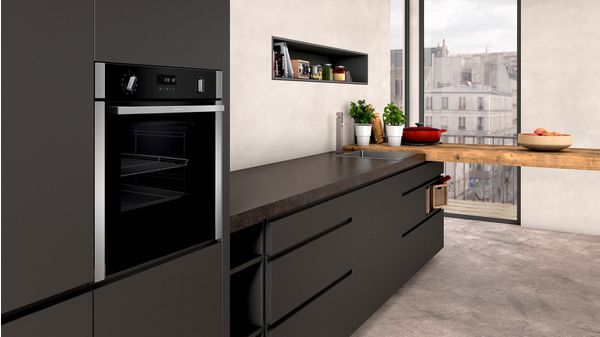 N 50 built-in oven 60 x 60 cm Stainless steel B6ACH7HN0B B6ACH7HN0B-4