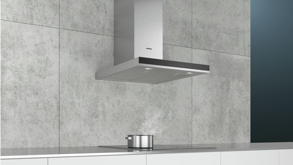 iQ300 Wall-mounted Extractor Hood 60 cm Stainless steel LC66BHM50 LC66BHM50-4