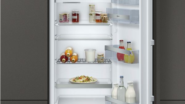N 70 Einbau-Kühlschrank mit Gefrierfach 177.5 x 56 cm Flachscharnier mit Softeinzug KI2826D30 KI2826D30-5