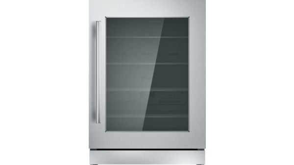 Freedom® Glass Door Refrigeration 24'' Professional Stainless steel T24UR910RS T24UR910RS-1