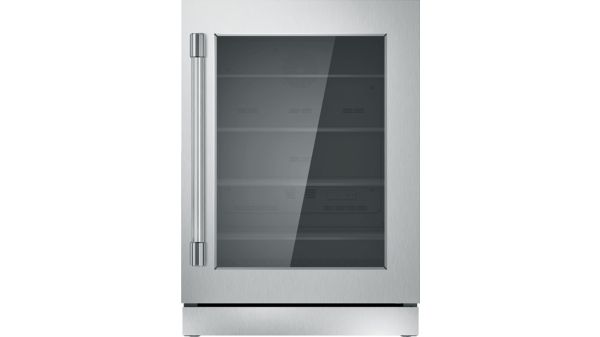 Freedom® Glass Door Refrigeration 24'' Professional Stainless steel T24UR920RS T24UR920RS-1