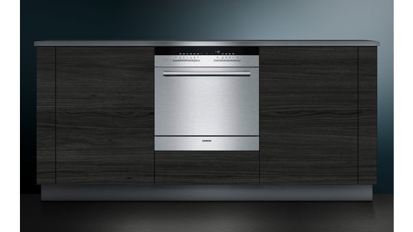 iQ500 Lave-vaisselle compact intégrable 60 cm Metallic SC76M541EU SC76M541EU-3
