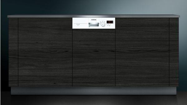iQ300 Lave-vaisselle intégrable avec bandeau 45 cm Blanc SR55E204EU SR55E204EU-2