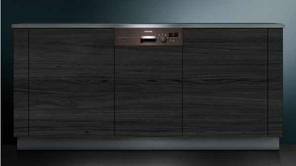 iQ300 Lave-vaisselle intégrable avec bandeau 45 cm Brun SR55E404EU SR55E404EU-2