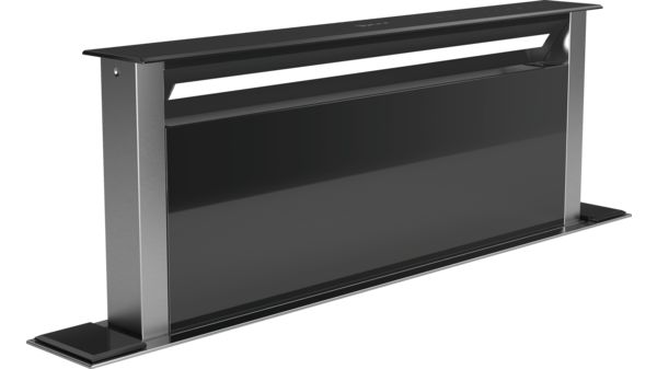 N 90 Hotă încorporabilă in blat 90 cm clear glass black printed D95DAP8N0 D95DAP8N0-1