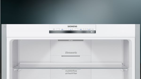 iQ500 noFrost, Bottom freezer Door color Inox-easyclean KG76NDI30M-7
