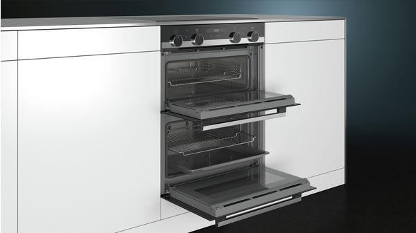 iQ500 Built-in double oven Stainless steel NB535ABS0B NB535ABS0B-3