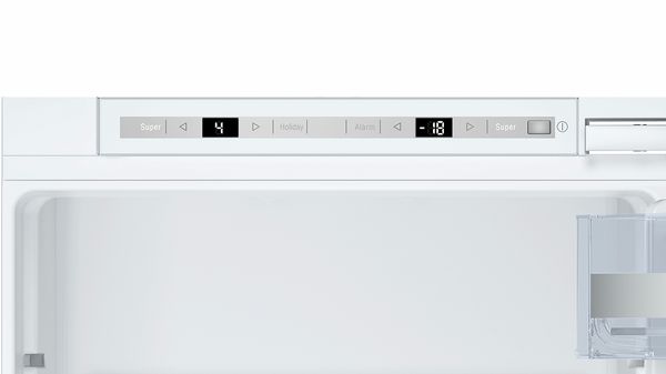 N 70 Built-in fridge-freezer with freezer at bottom 177.2 x 55.8 cm soft close flat hinge KI7863D30G KI7863D30G-2