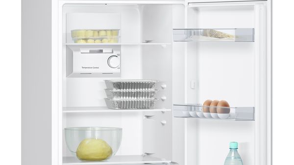iQ100 Free-standing fridge-freezer with freezer at bottom 176 x 60 cm White KG33NNW30G KG33NNW30G-5