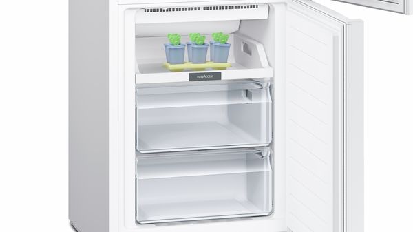 iQ100 Freistehende Kühl-Gefrier-Kombination mit Gefrierbereich unten 176 x 60 cm weiß KG33NNW30 KG33NNW30-5