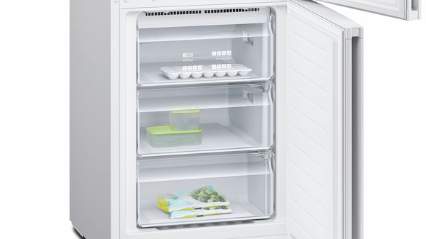 iQ300 Free-standing fridge-freezer with freezer at bottom 186 x 60 cm White KG36NVW35G KG36NVW35G-3