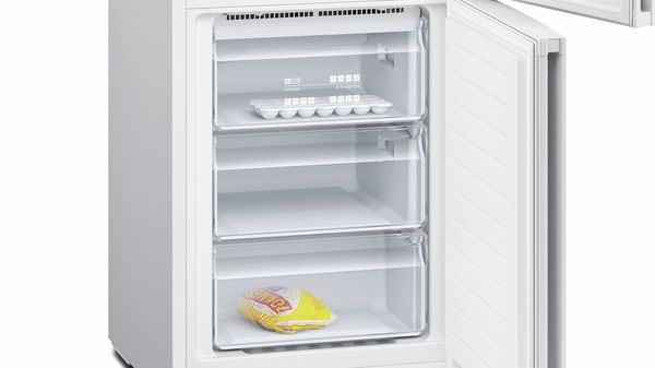 iQ300 Frigo-congelatore combinato da libero posizionamento 186 x 60 cm Pannello del mobile KG36NXW35 KG36NXW35-4