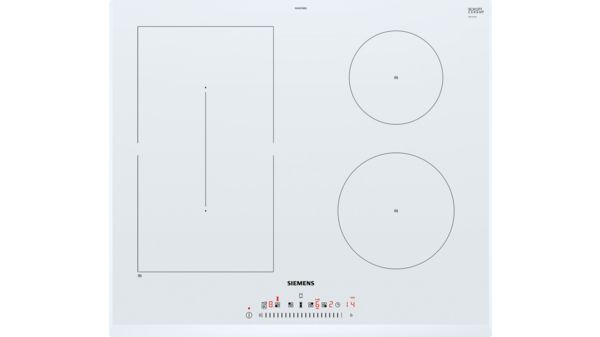 iQ500 Płyta indukcyjna 60 cm Biały, montaż nablatowy, płyta bez listew ED652FSB5E ED652FSB5E-1