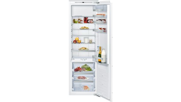 N 90 Einbau-Kühlschrank mit Gefrierfach 177.5 x 56 cm Flachscharnier mit Softeinzug KI8828D40 KI8828D40-1