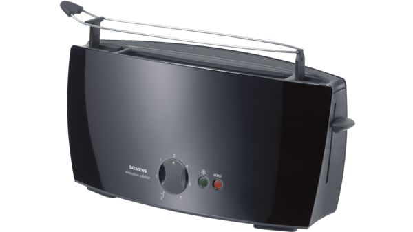 Kunststoff Langschlitz-Toaster executive edition Primärfarbe: schwarz, Sekundärfarbe: dunkelgrau TT60103 TT60103-1