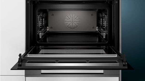 iQ700 Compacte oven met microgolffunctie 60 x 45 cm Zwart CM836GPB6 CM836GPB6-3
